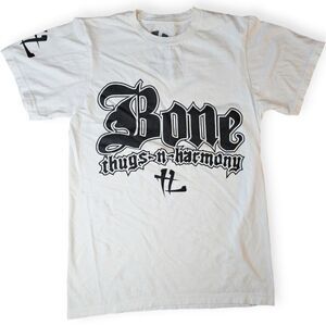 Vintage Y2K Bone Thugs & Harmony White Cotton Tee Small